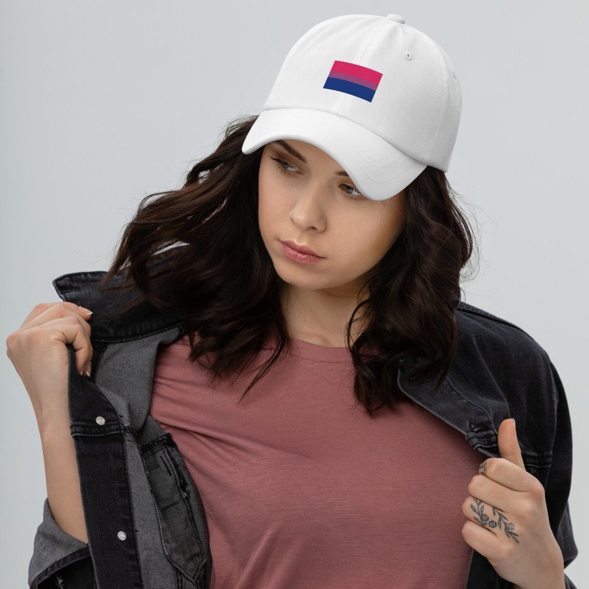Pride Bisexual Flag Dad Hat - dragqueenmerch