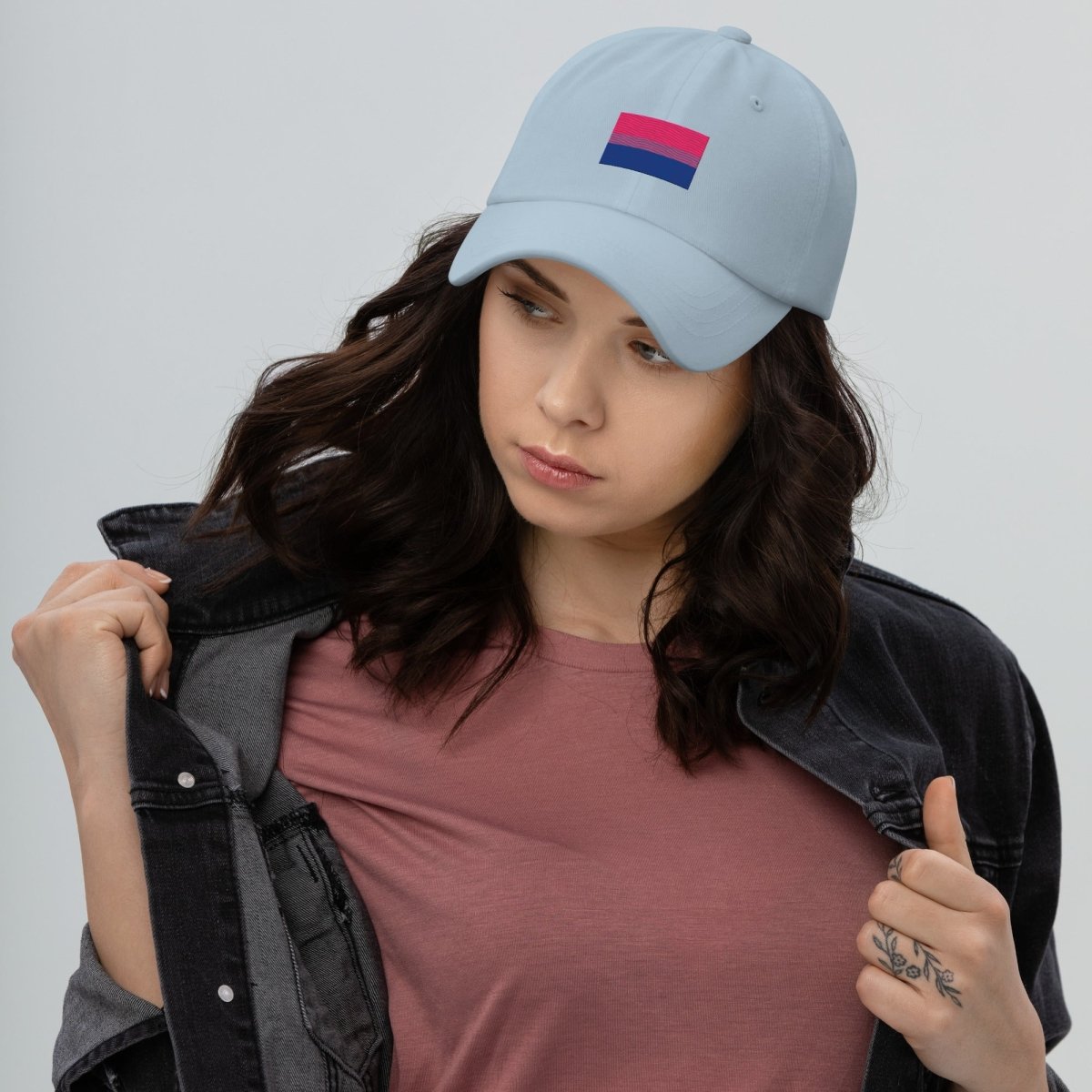 Pride Bisexual Flag Dad Hat - dragqueenmerch
