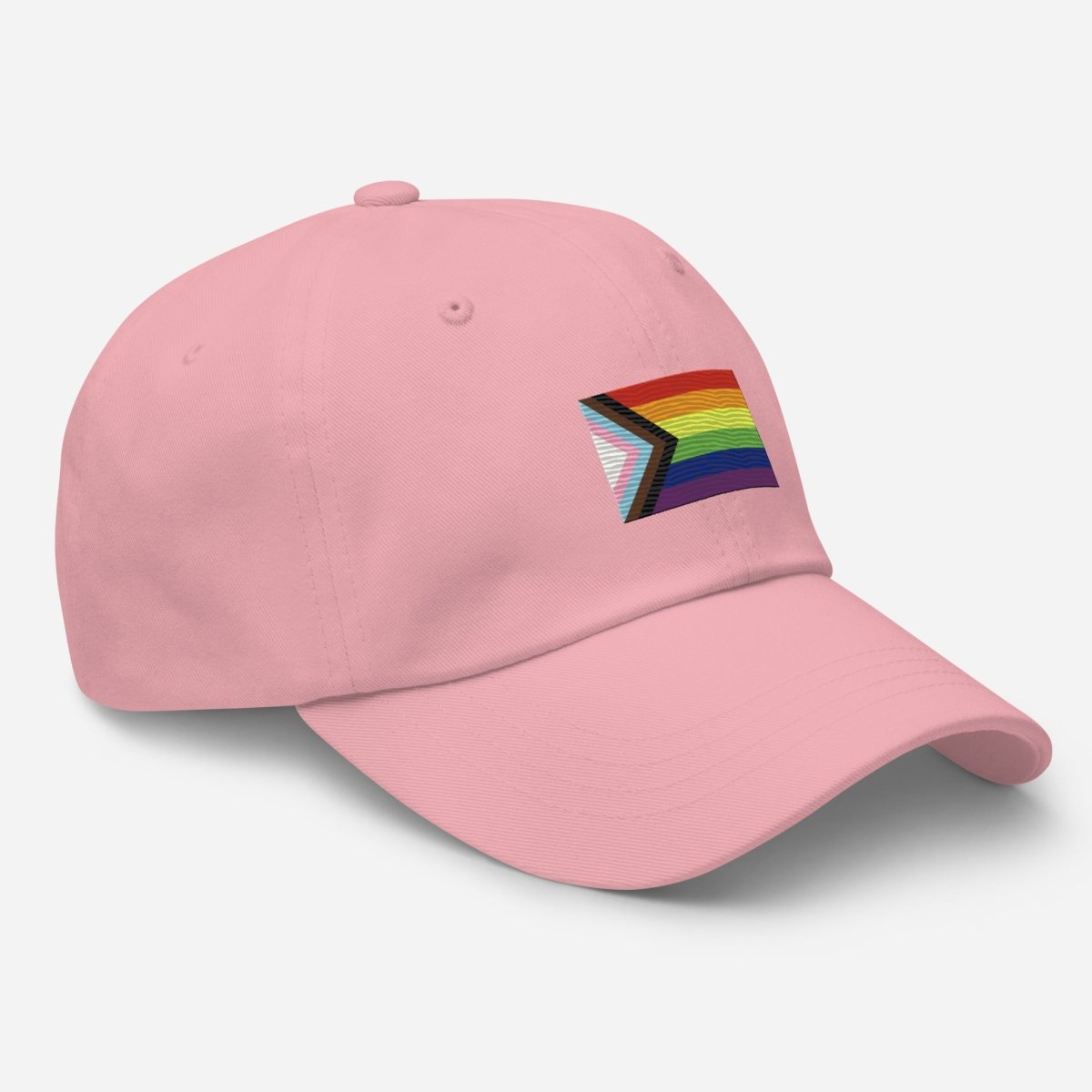 Pride Progress Flag Dad Hat - dragqueenmerch