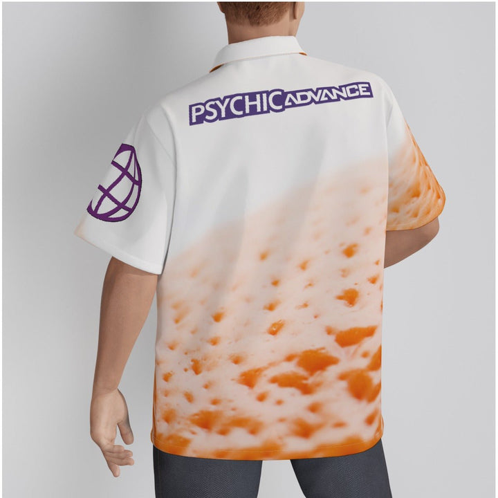 Psychic of Orange - Citrus Logo All-Print Button Down Shirt - dragqueenmerch