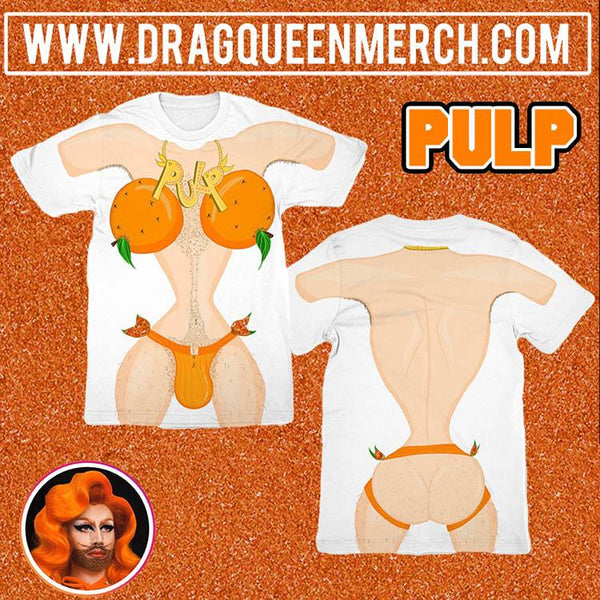 PULP FRICTION "JUICY" ﻿ALL OVER PRINT T-SHIRT