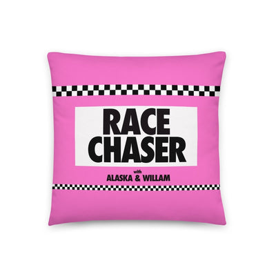 Race Chaser - Show Logo Throw Pillow