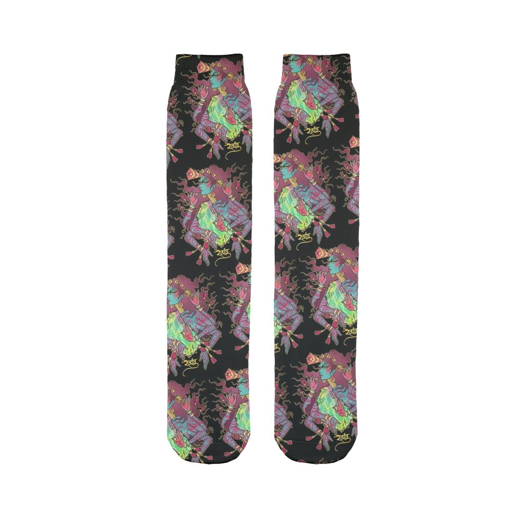 Raja All Over Print Tube Sock - dragqueenmerch