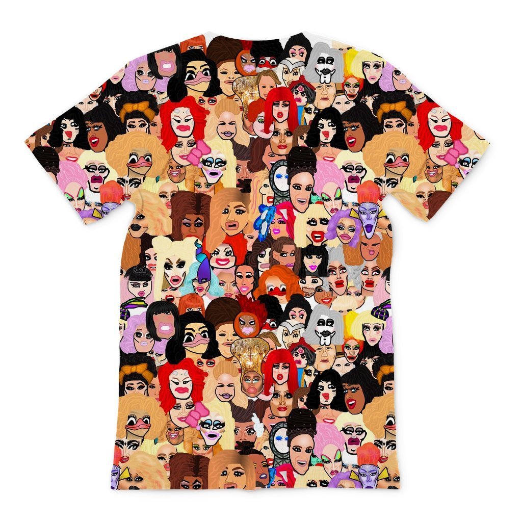 RAPAL DARK RES GROUP ﻿ALL OVER PRINT T-SHIRT