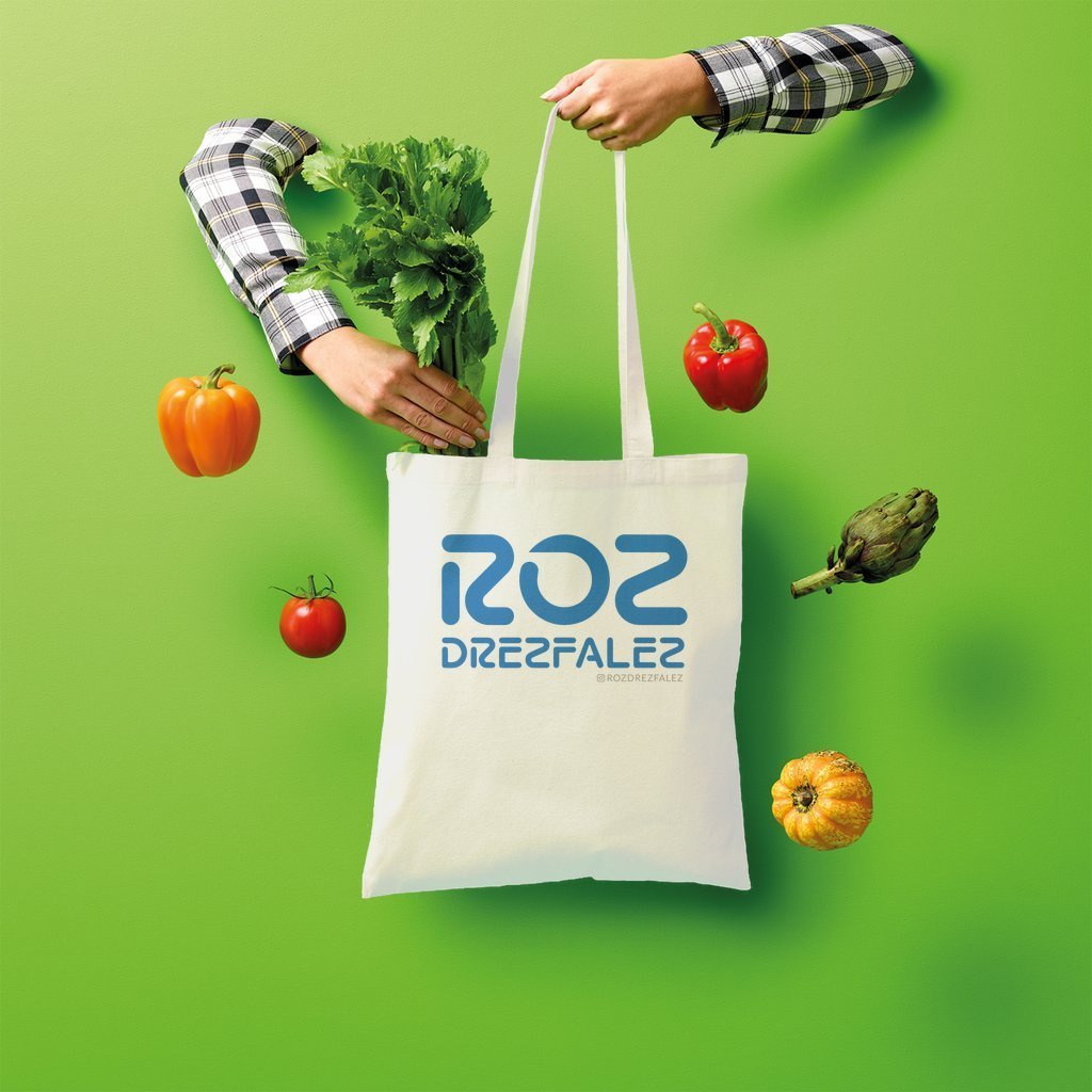 Roz Drezfalez "Logo" Shopper TOTE BAG