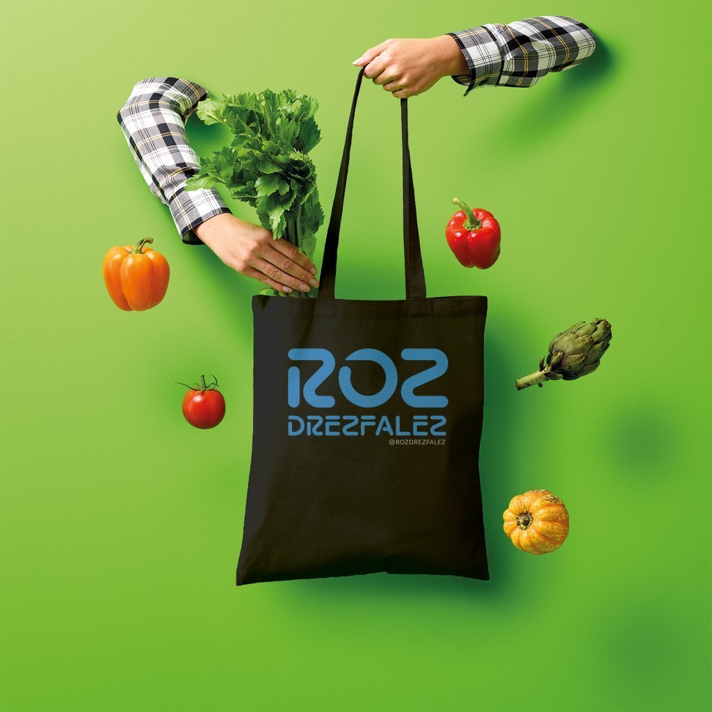 Roz Drezfalez "Logo" Shopper TOTE BAG