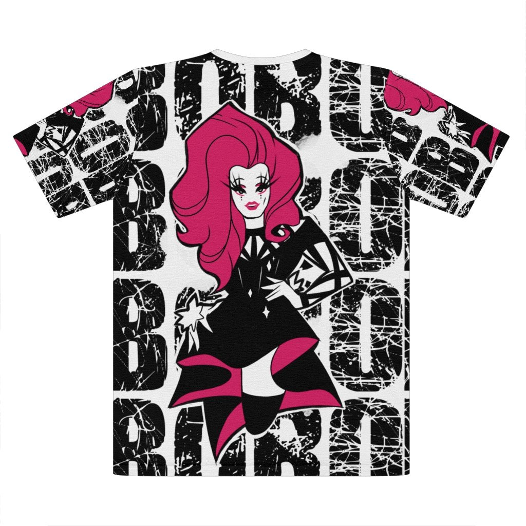 SCARLETT BOBO ALL OVER PRINT T-SHIRT - dragqueenmerch