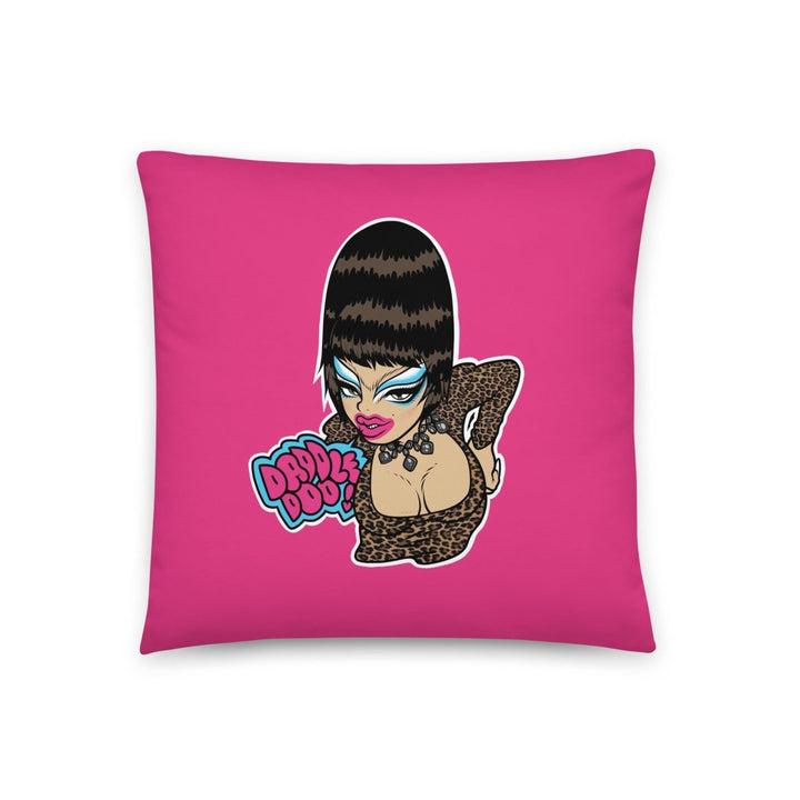 Sisi Superstar - Dabble Doo Throw Pillow - dragqueenmerch