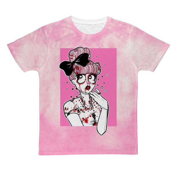 Sleigher Eyes Pink ALL OVER PRINT T-SHIRT
