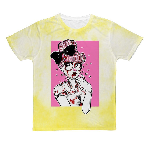 Sleigher Eyes Yellow ALL OVER PRINT T-SHIRT