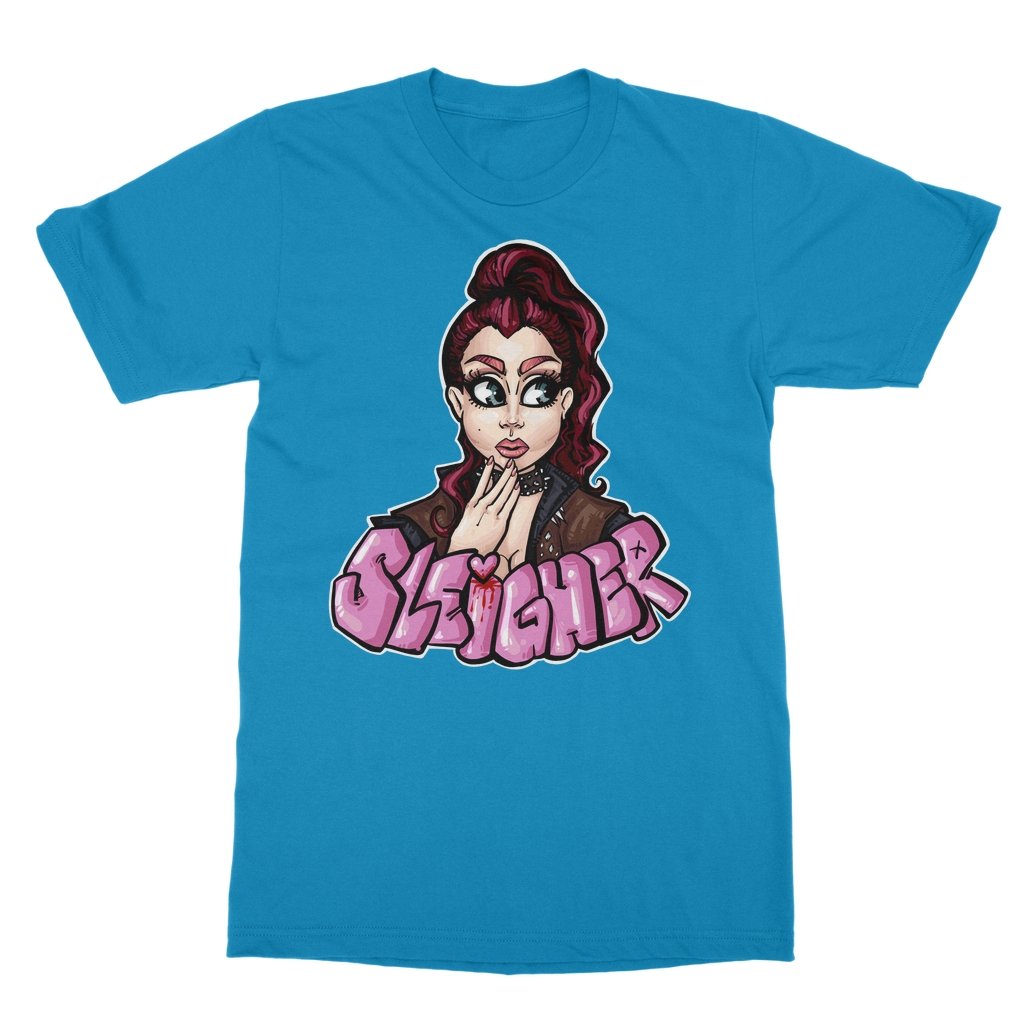 SLEIGHER "PINK LOGO" T-SHIRT