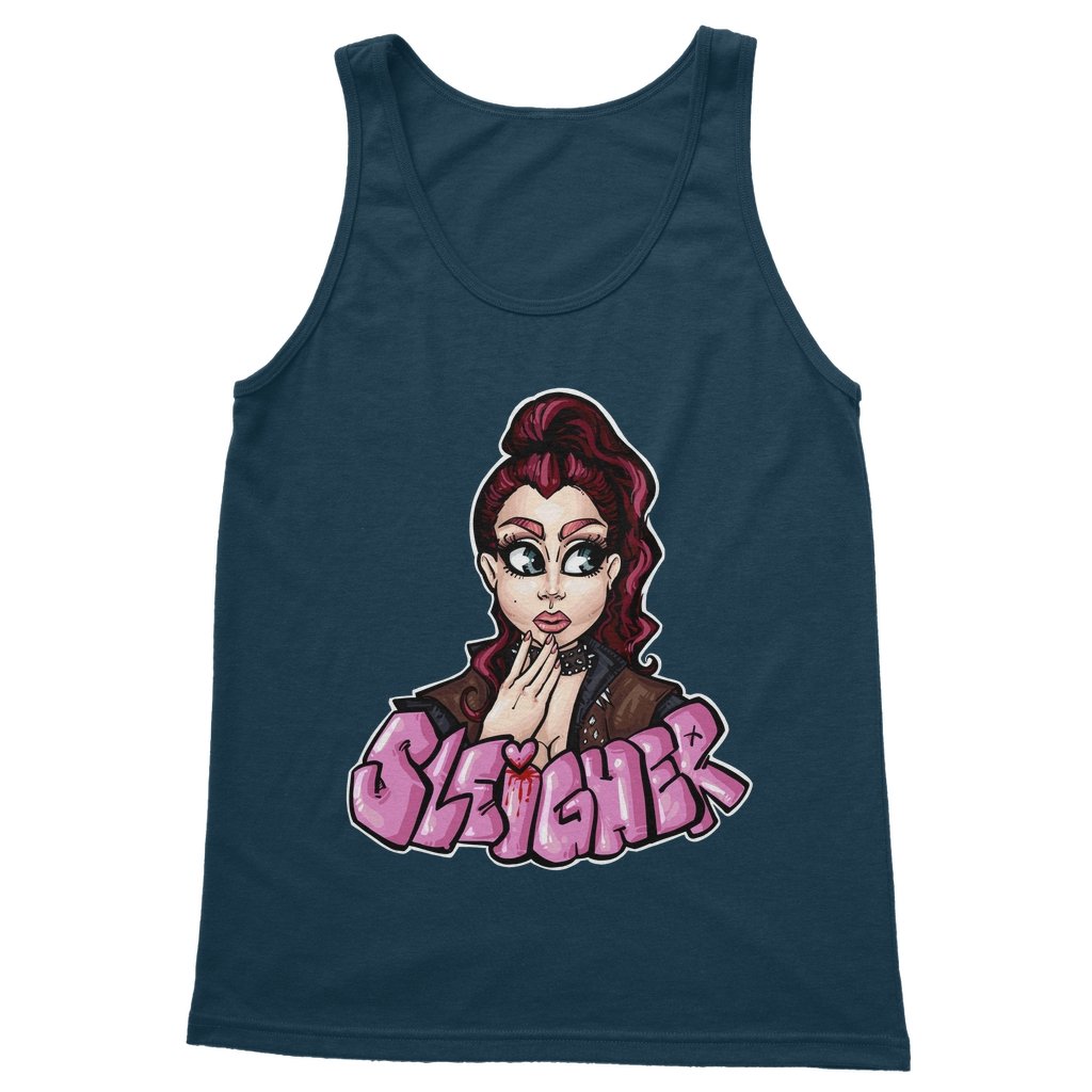 SLEIGHER "PINK LOGO" TANK TOP