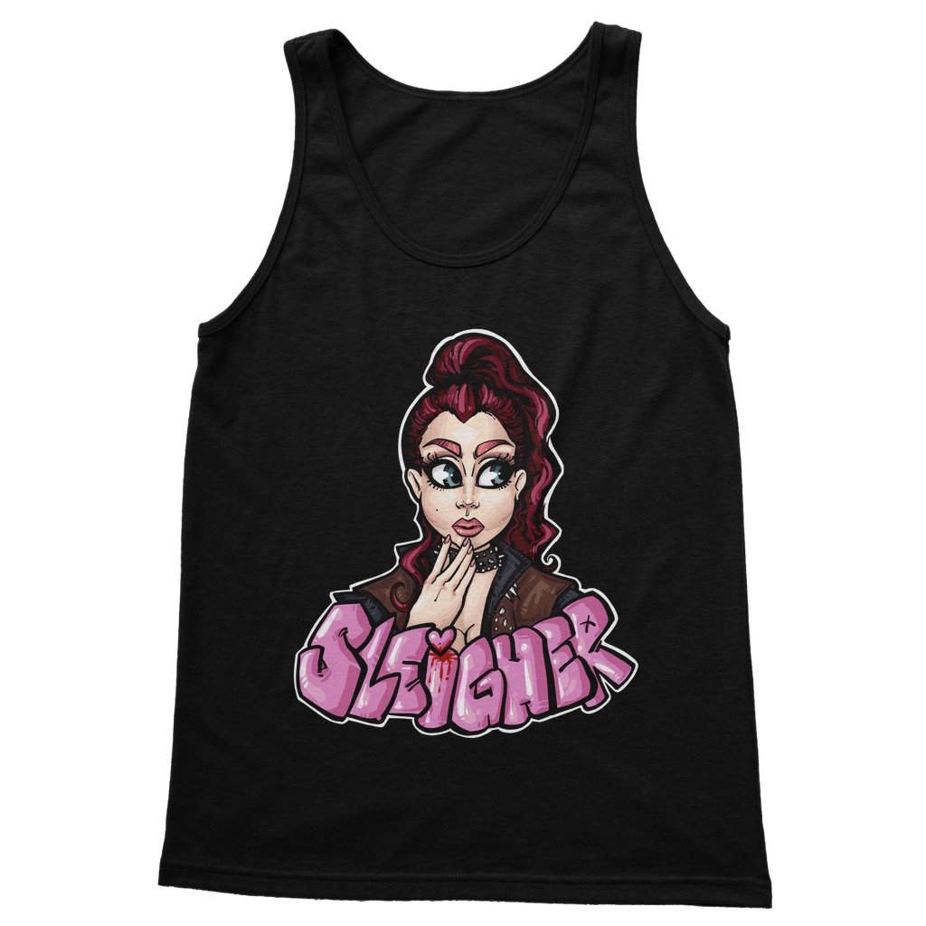 SLEIGHER "PINK LOGO" TANK TOP