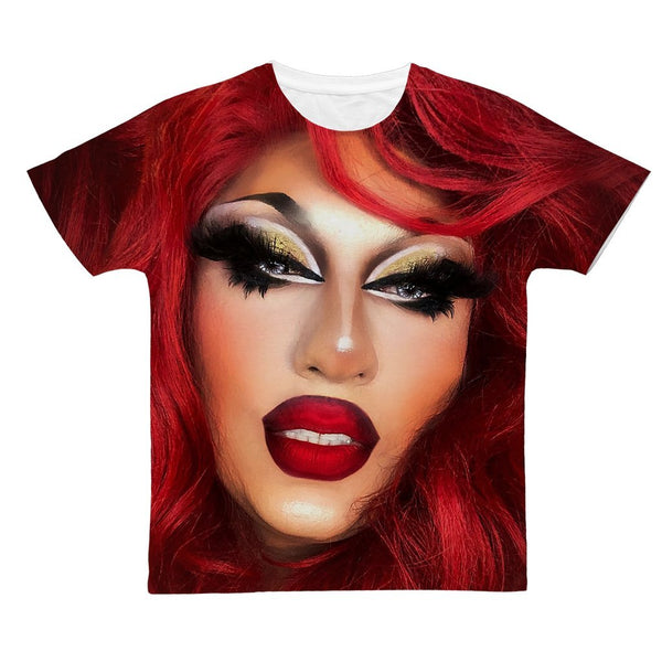 SYN "CANDY APPLE RED" ALL OVER PRINT T-SHIRT