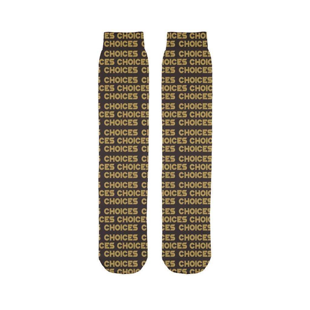 TATIANNA "CHOICES" TUBE SOCKS