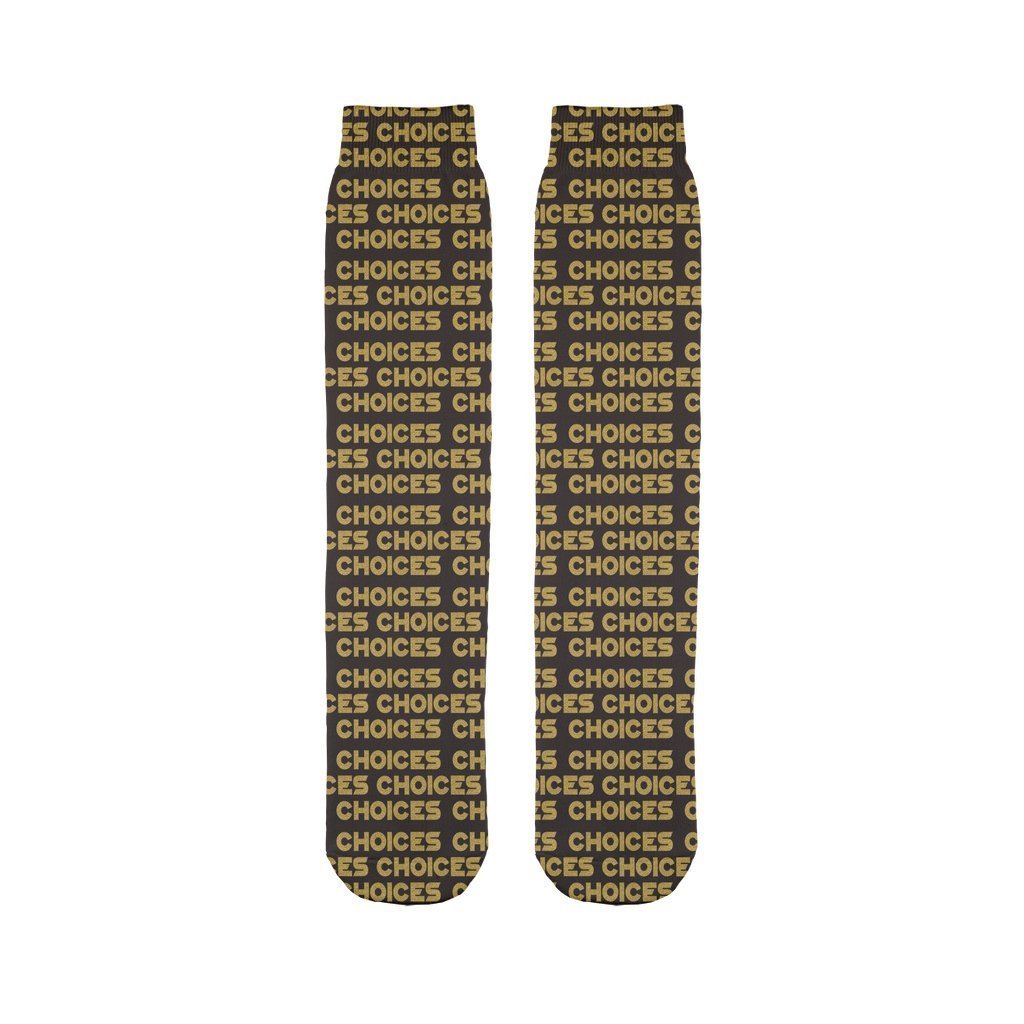 TATIANNA "CHOICES" TUBE SOCKS
