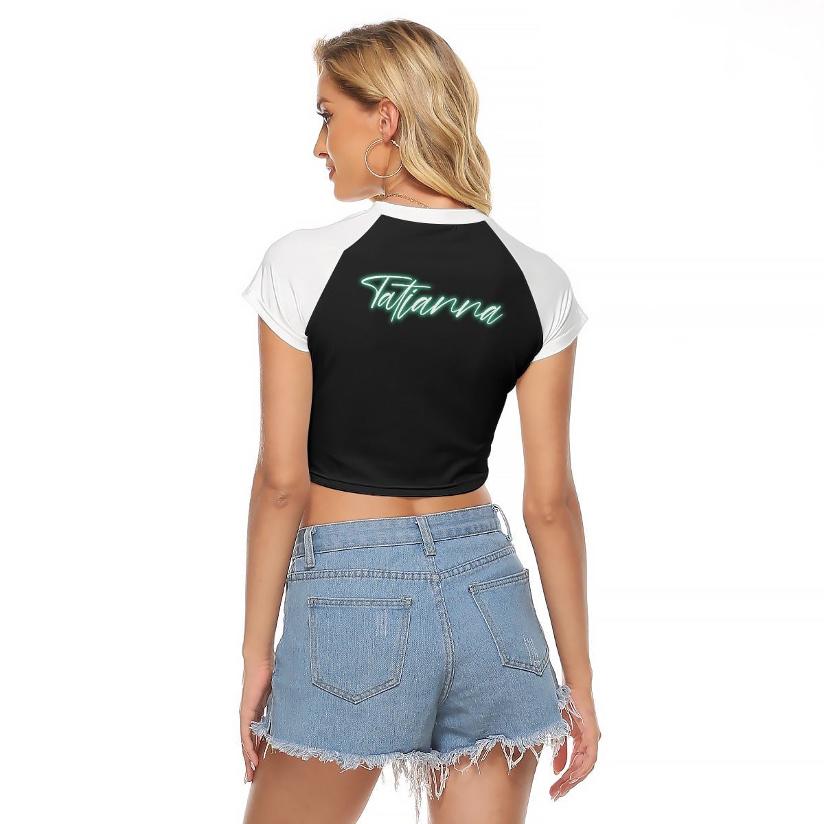 Tatianna - Neon Baseball Crop T-Shirt - dragqueenmerch