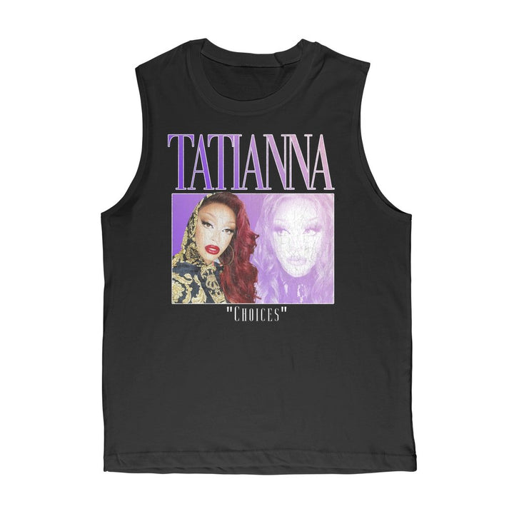 Tatianna - Retro Choices Photo Premium Adult Muscle Top - dragqueenmerch