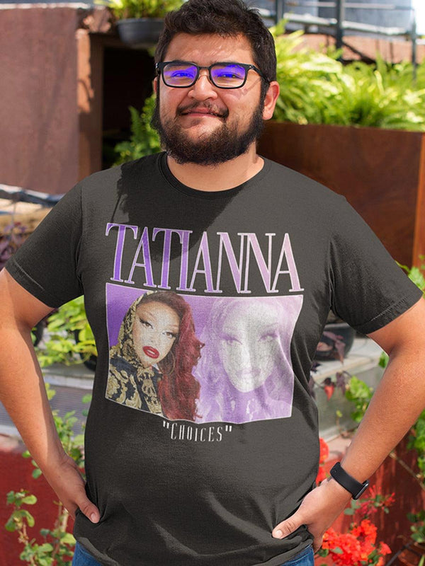 Tatianna - Retro Choices Plus Sizes Photo T-Shirt - dragqueenmerch