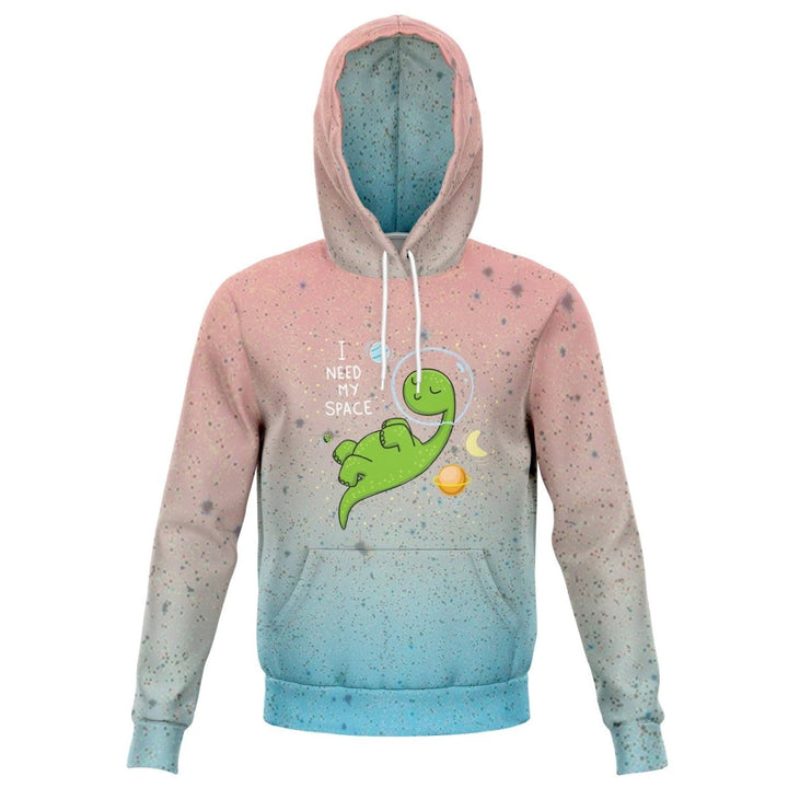 THE COMFY COLLECTION "DINO SPACE" ALL OVER HOODIE - dragqueenmerch