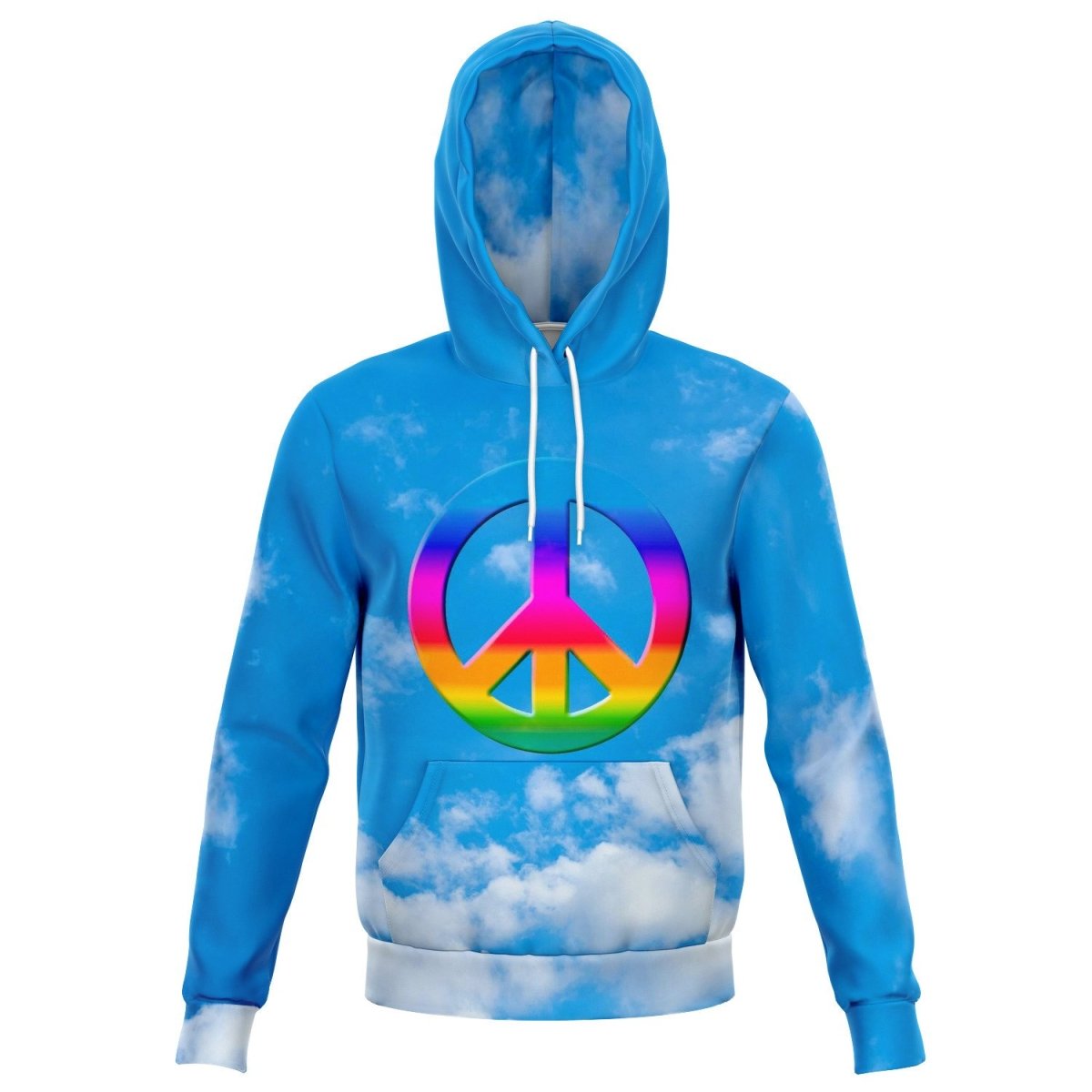 THE COMFY COLLECTION "PEACE" ALL OVER HOODIE - dragqueenmerch