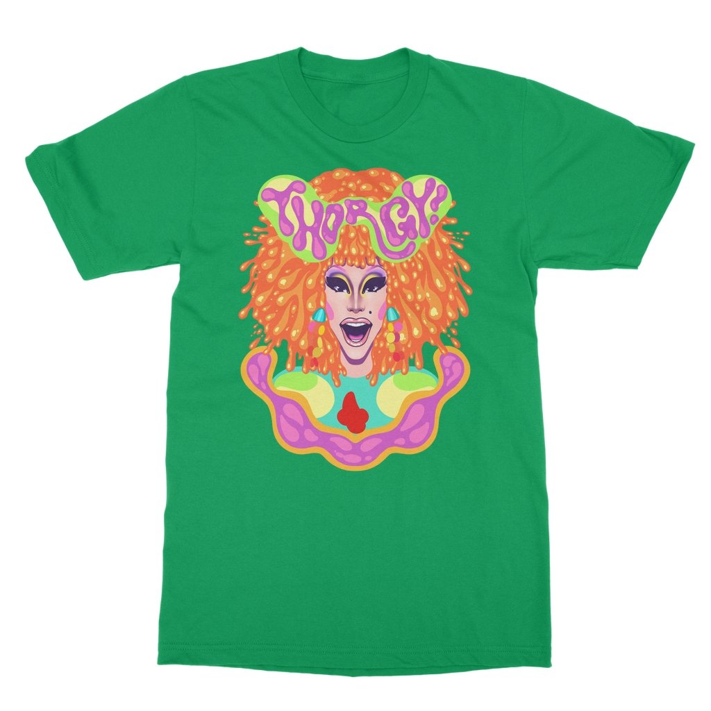 Thorgy Thor - Cartoon T-Shirt - dragqueenmerch