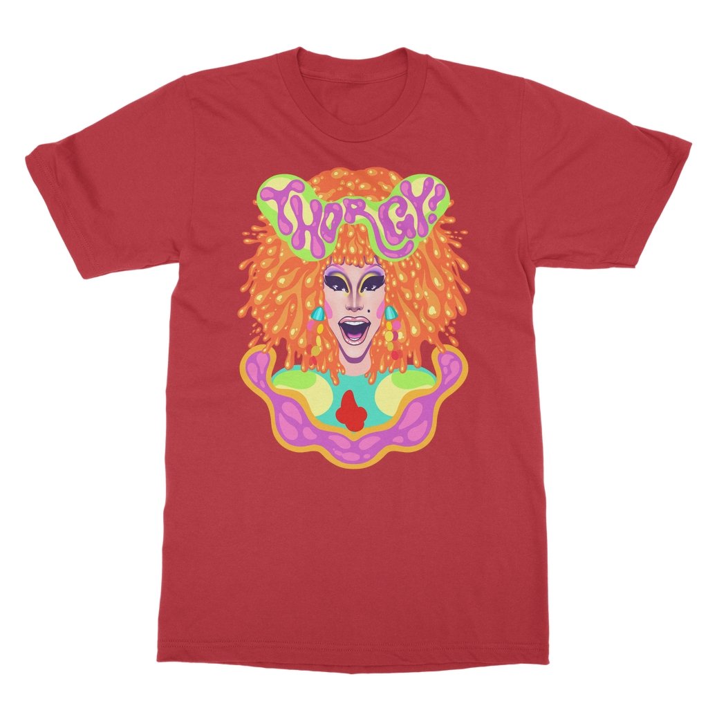 Thorgy Thor - Cartoon T-Shirt - dragqueenmerch