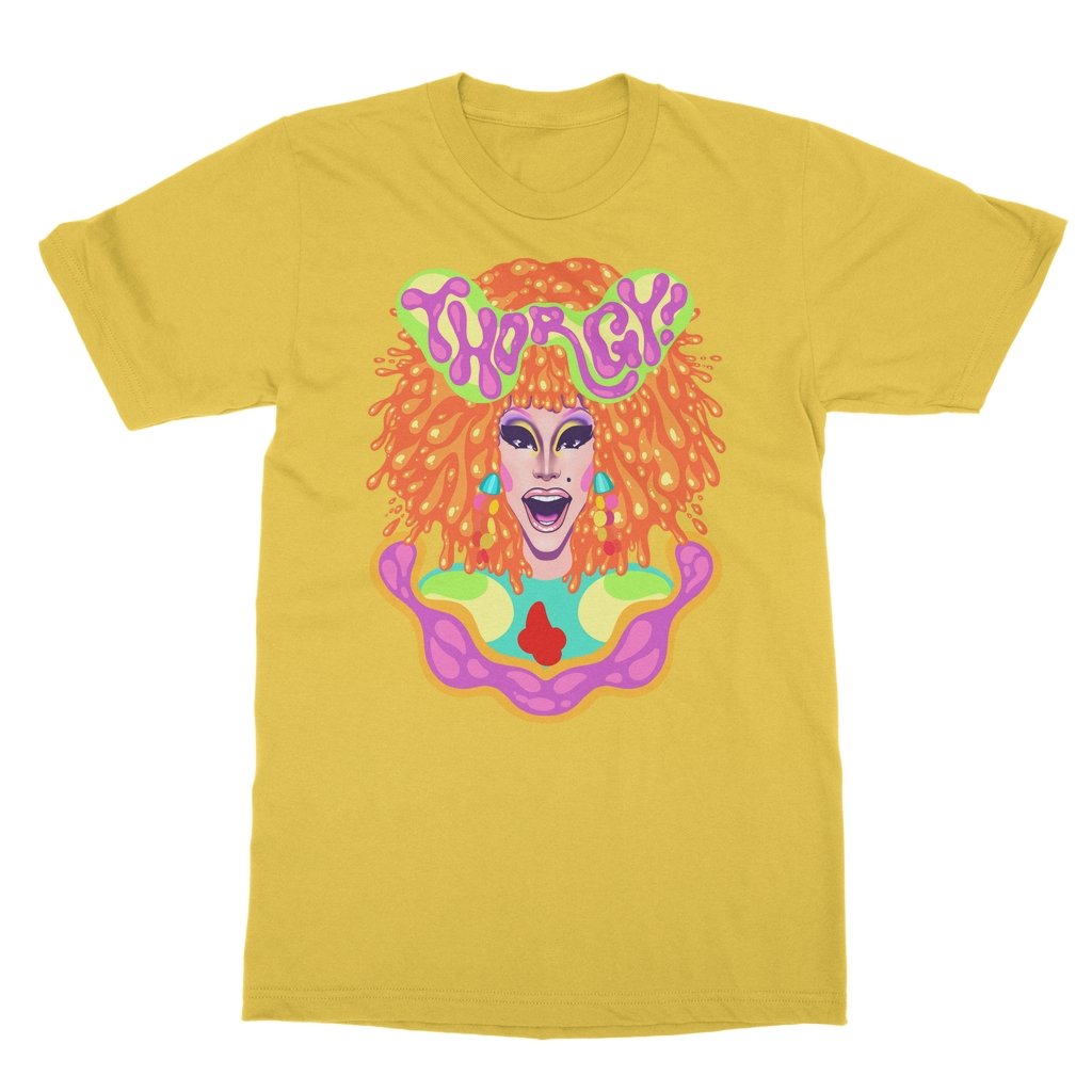 Thorgy Thor - Cartoon T-Shirt - dragqueenmerch