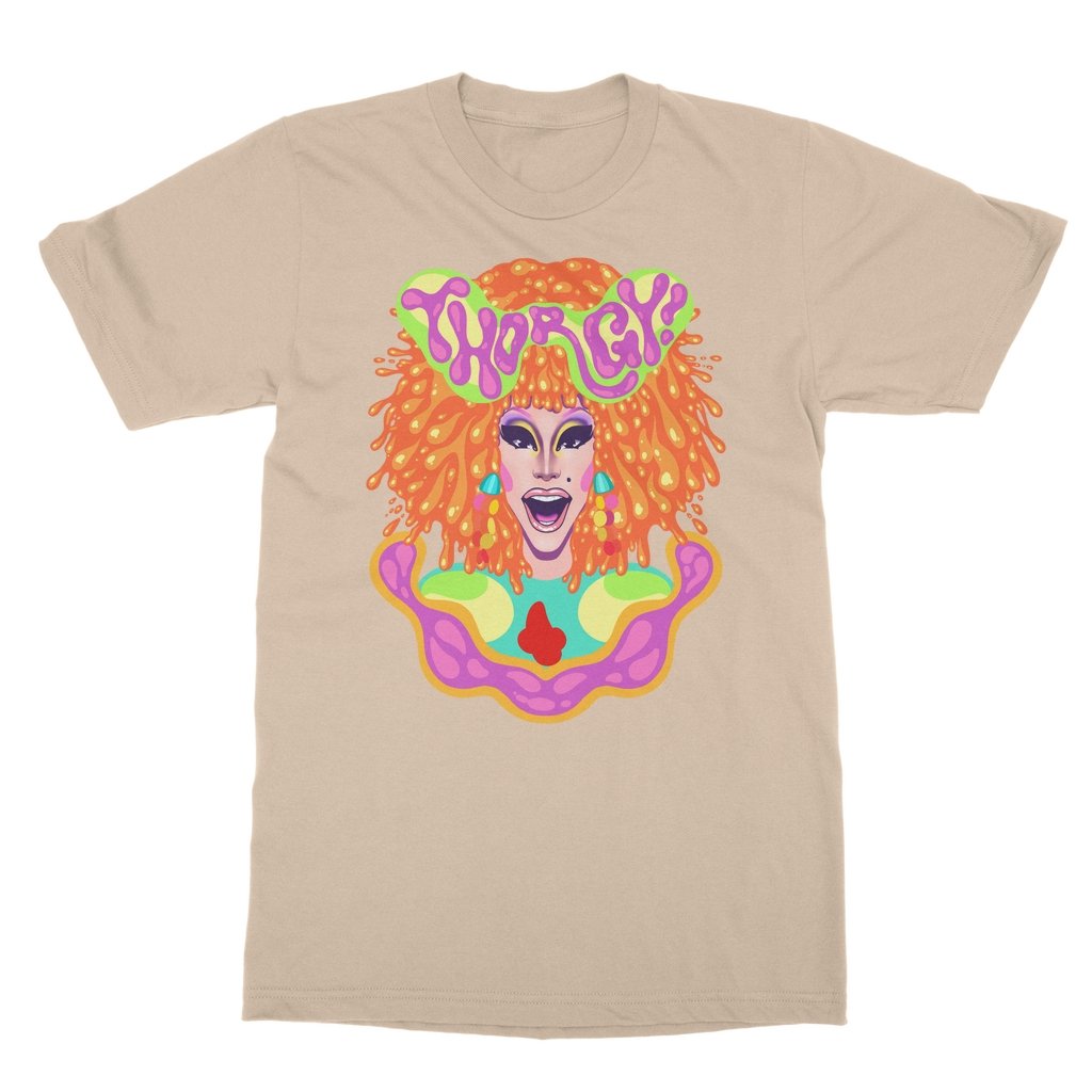 Thorgy Thor - Cartoon T-Shirt - dragqueenmerch
