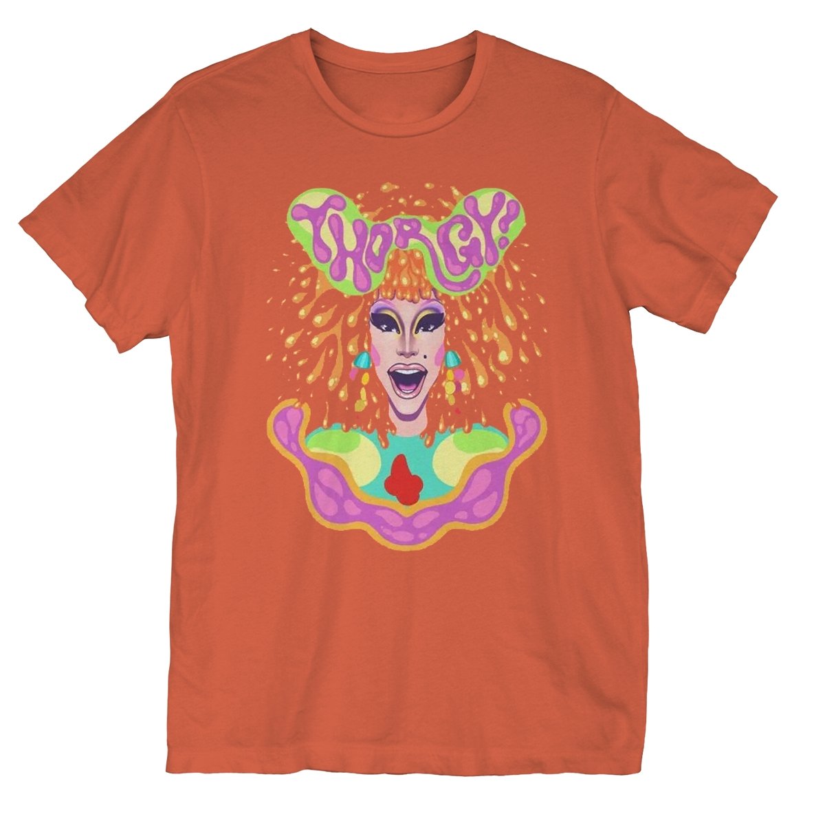 Thorgy Thor - Cartoon T-Shirt - dragqueenmerch