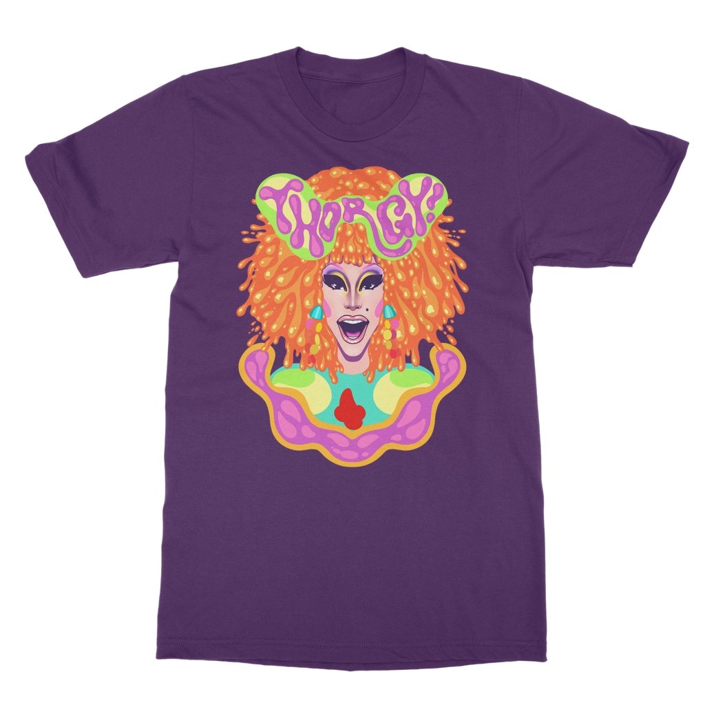 Thorgy Thor - Cartoon T-Shirt - dragqueenmerch
