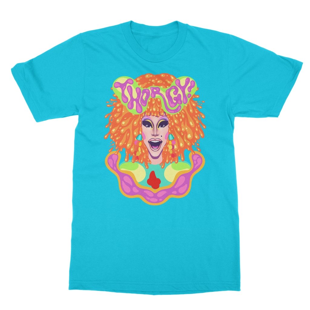 Thorgy Thor - Cartoon T-Shirt - dragqueenmerch