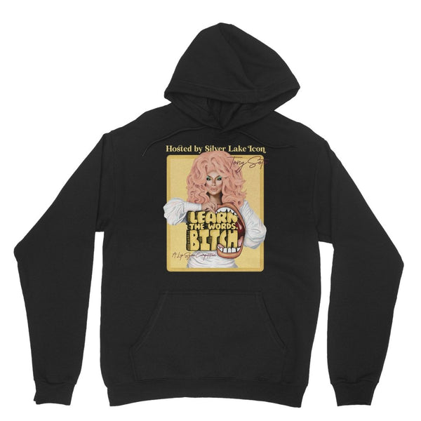 TONY SOTO LEARN THE WORDS "FLYER" HOODIE - dragqueenmerch
