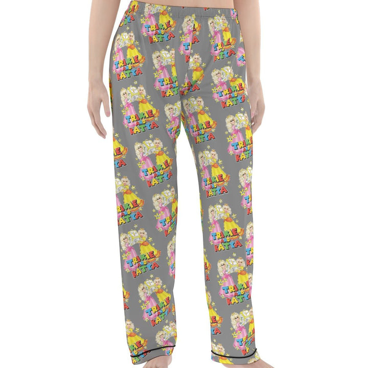 Trixie and Katya - Mario Satin PJ Set - dragqueenmerch