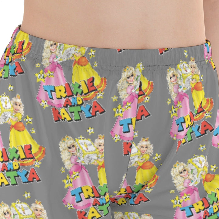 Trixie and Katya - Mario Satin PJ Set - dragqueenmerch