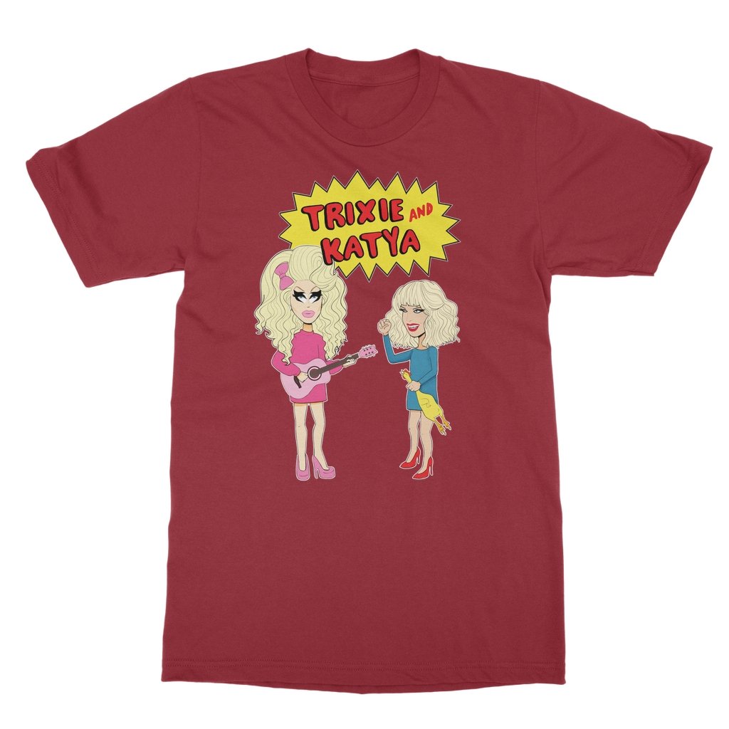 Trixie & Katya - Choke a Chicken T-Shirt - dragqueenmerch