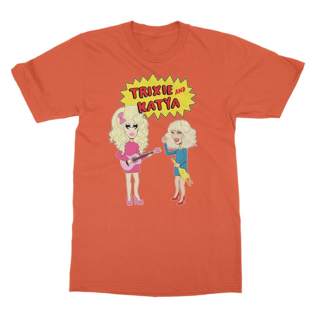 Trixie & Katya - Choke a Chicken T-Shirt - dragqueenmerch