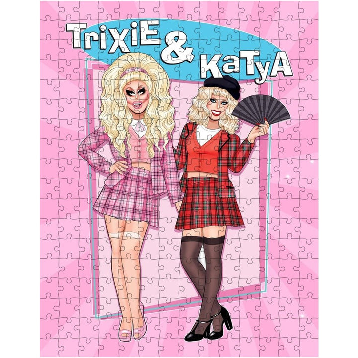 Trixie & Katya "Clueless" Jigsaw Puzzle - dragqueenmerch
