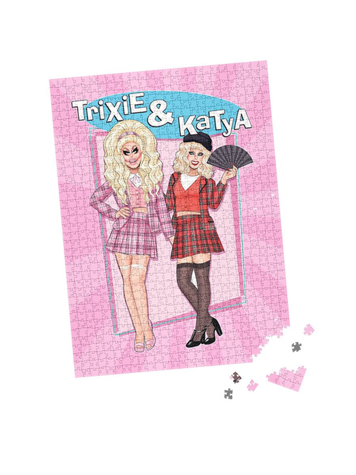 Trixie & Katya "Clueless" Jigsaw Puzzle - dragqueenmerch