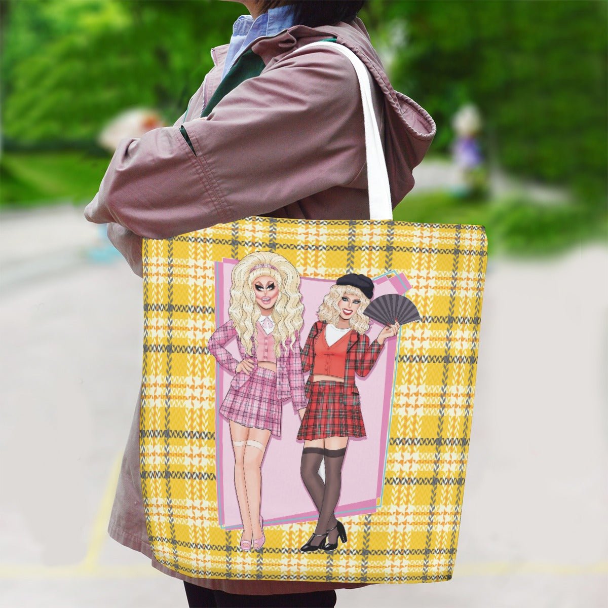 Trixie & Katya - Clueless Jumbo Tote Bag - dragqueenmerch