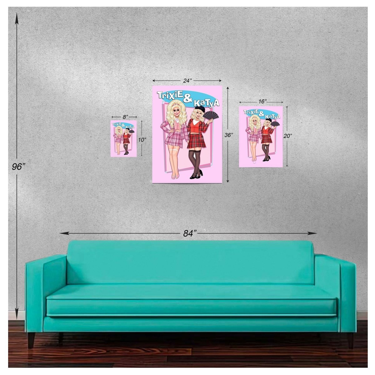 Trixie & Katya - Clueless Poster - dragqueenmerch