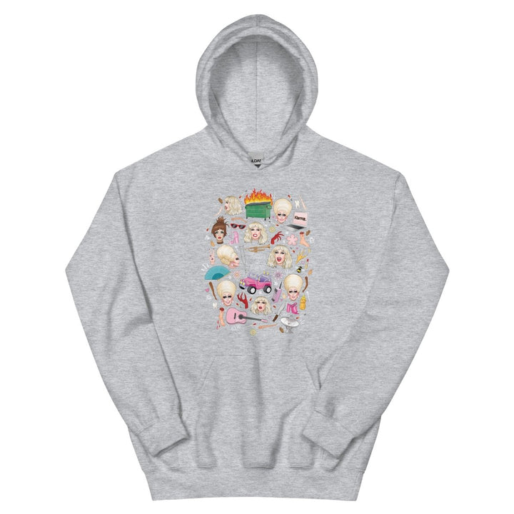 Trixie & Katya - Collage Refresh Hoodie - dragqueenmerch