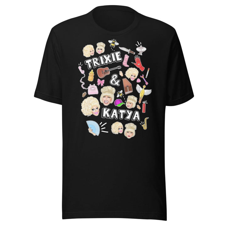 Trixie & Katya - Collage T-shirt - dragqueenmerch