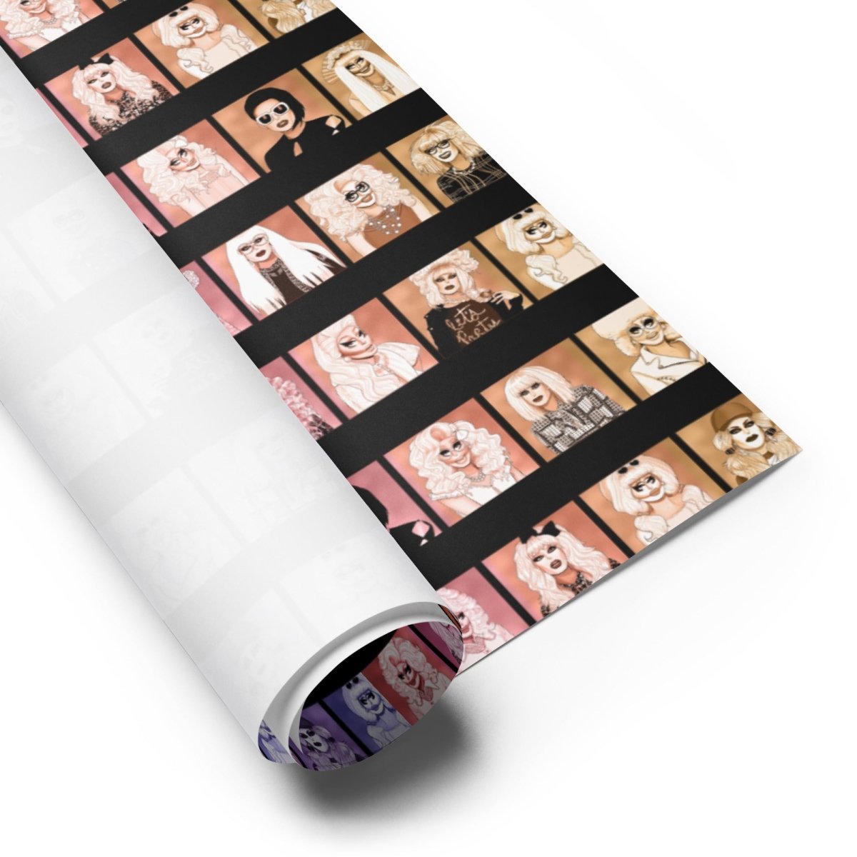 Trixie & Katya - Gradient Wrapping paper sheets - dragqueenmerch