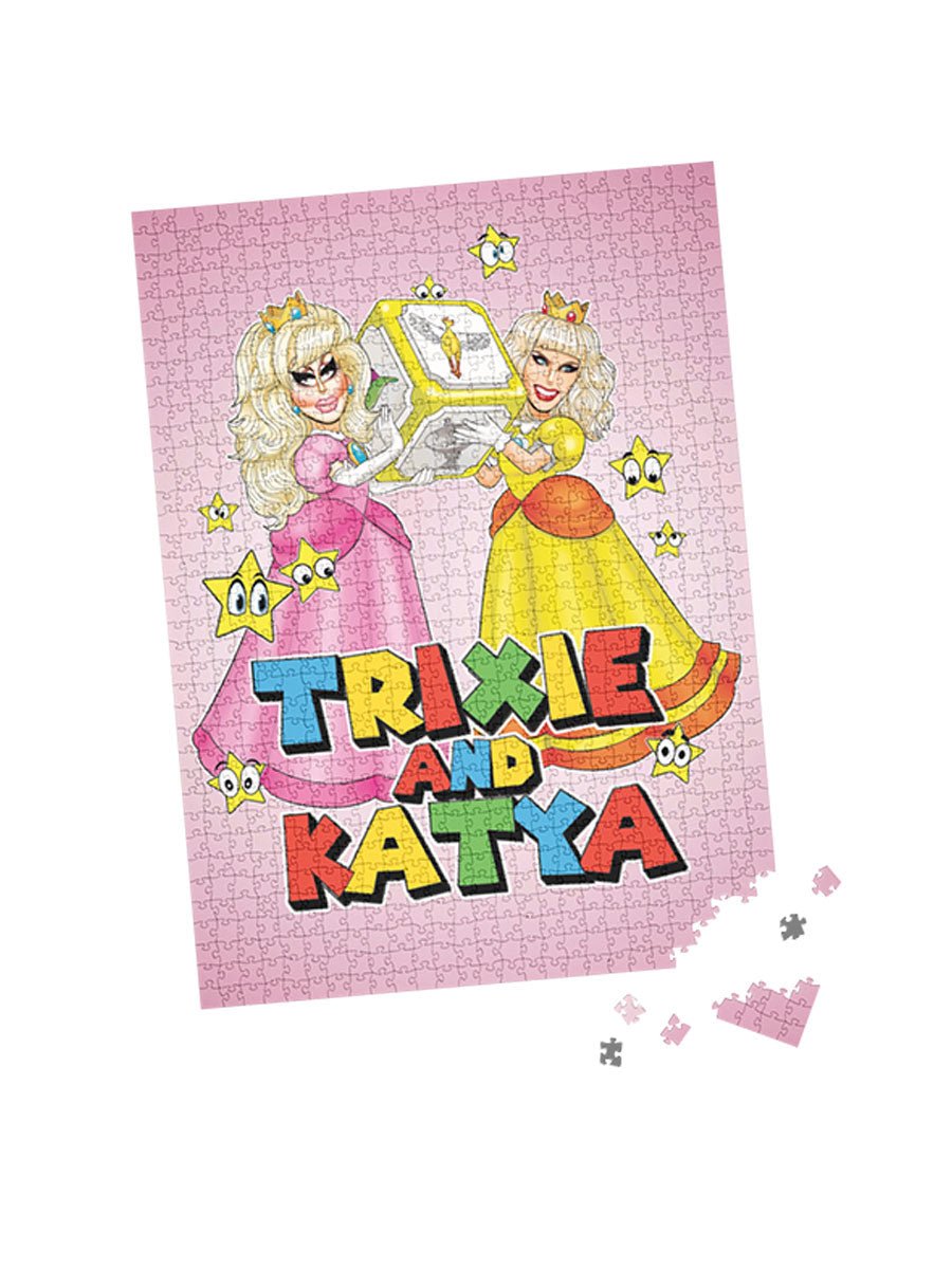 Trixie & Katya "Princess" Jigsaw Puzzle - dragqueenmerch