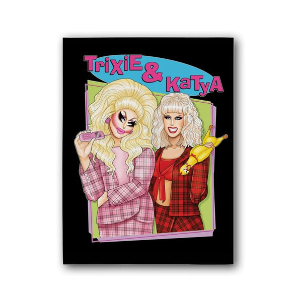 Trixie & Katya - Too Clueless Canvas Print - dragqueenmerch
