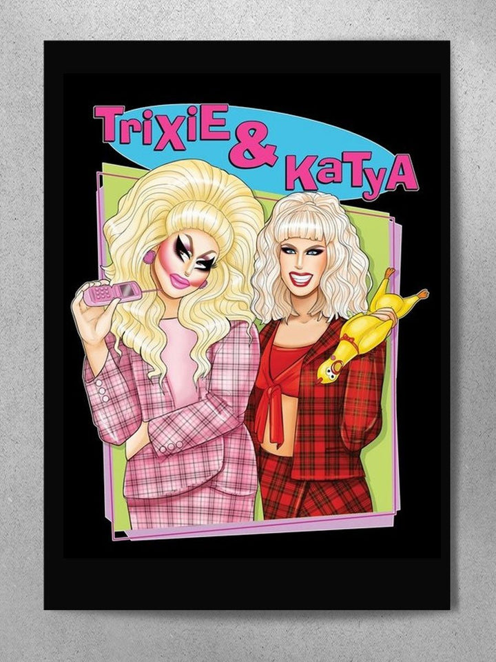 Trixie & Katya - Too Clueless Poster - dragqueenmerch
