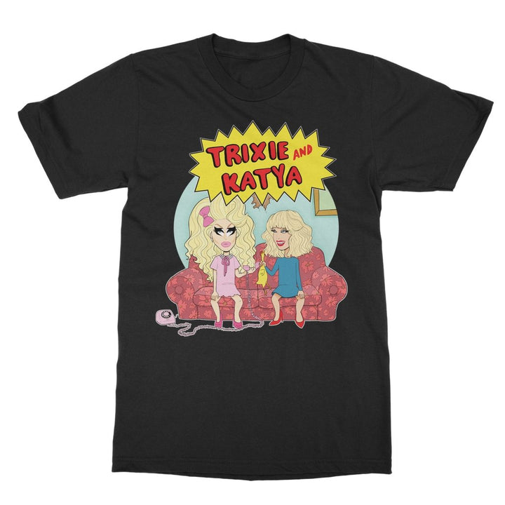 TRIXIE & KATYA UNHhhh "COUCH" T-Shirt Dress - dragqueenmerch