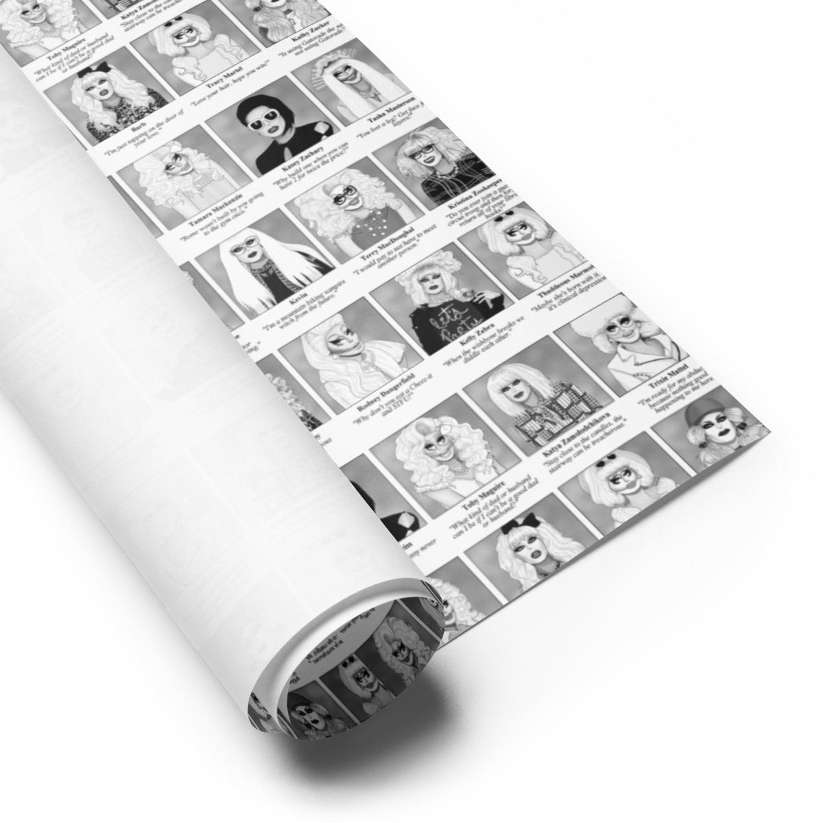 Trixie & Katya - Yearbook Wrapping paper sheets - dragqueenmerch