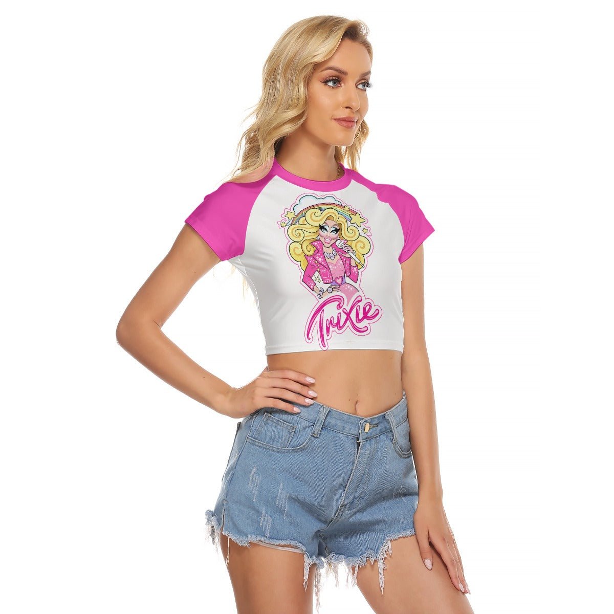 Trixie Mattel - Boyfriend Baseball Crop T-Shirt - dragqueenmerch